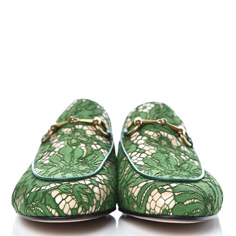 green gucci princetown|gucci princetown mule women.